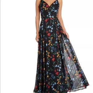 Nightway Floral Dress, Size 10